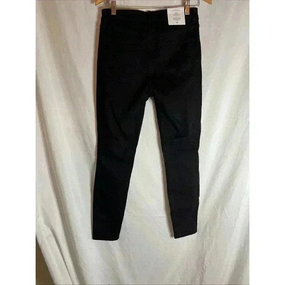 H&M Skinny RegularWaist‎ Full length stretch black size:US 10 - Picture 10 of 13